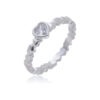 Anillo Solitario Corazón - Imagen 2